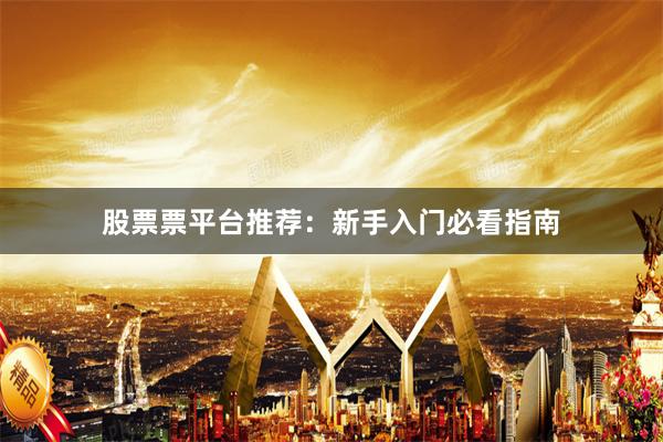 股票票平台推荐：新手入门必看指南